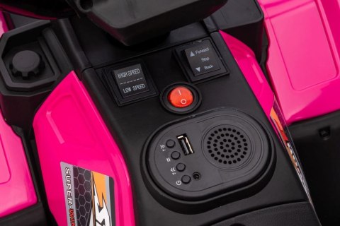 QUAD NA AKUMULATOR JC915 RÓŻOWY QUAD NA AKUMULATOR JC915 RÓŻOWY