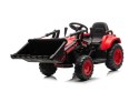 TRAKTOR NA AKUMULATOR Z ŁYŻKĄ BW-X002A CZERWONY