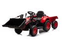 TRAKTOR NA AKUMULATOR Z ŁYŻKĄ BW-X002A CZERWONY