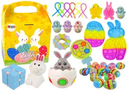 ZESTAW ZABAWEK WIELKANOC FIDGET TOYS PISANKI DEKORACJA