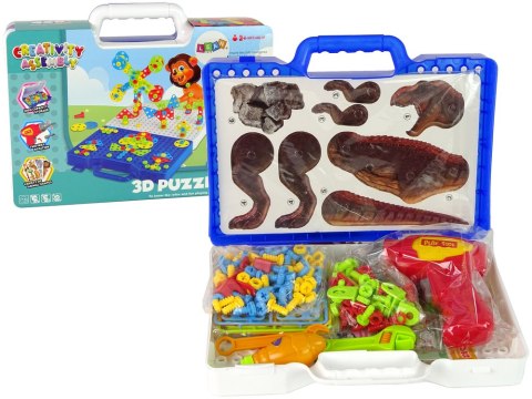 KLOCKI KONSTRUKCYJNE 3D DIY DINOZAURY