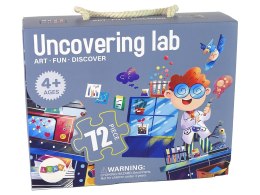 PUZZLE DLA DZIECI UKŁADANKA LABORATORIUM NAUKA 72 ELEM