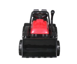 TRAKTOR NA AKUMULATOR ZP1001B Z ŁYŻKĄ KLAKSON CZERWONY