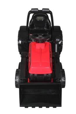 TRAKTOR NA AKUMULATOR ZP1001B Z ŁYŻKĄ KLAKSON CZERWONY