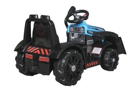 TRAKTOR NA AKUMULATOR ZP1001B Z ŁYŻKĄ KLAKSON NIEBIESKI TRAKTOR NA AKUMULATOR ZP1001B Z ŁYŻKĄ KLAKSON NIEBIESKI