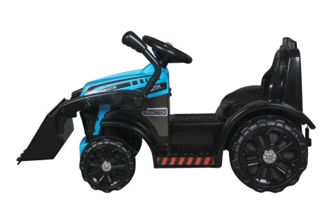 TRAKTOR NA AKUMULATOR ZP1001B Z ŁYŻKĄ KLAKSON NIEBIESKI TRAKTOR NA AKUMULATOR ZP1001B Z ŁYŻKĄ KLAKSON NIEBIESKI