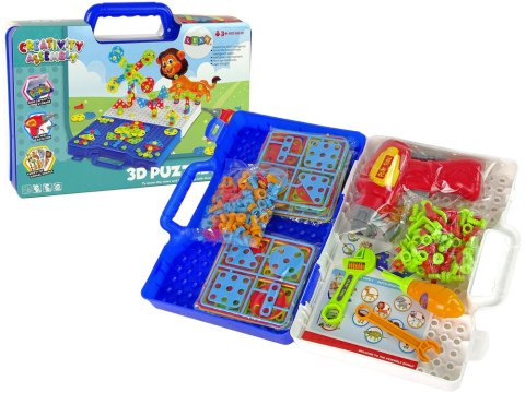 ZESTAW PUZZLI 3D DIY WKRĘTARKA TECZKA ZESTAW PUZZLI 3D DIY WKRĘTARKA TECZKA