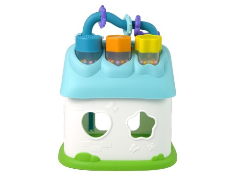 DOMEK SORTER EDUKACYJNY NIEBIESKI KLOCKI DOMEK SORTER EDUKACYJNY NIEBIESKI KLOCKI