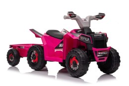 QUAD NA AKUMULATOR XMX630T RÓŻOWY Z PRZYCZEPĄ