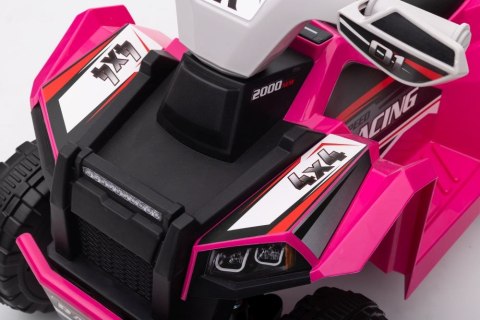 QUAD NA AKUMULATOR XMX630T RÓŻOWY Z PRZYCZEPĄ QUAD NA AKUMULATOR XMX630T RÓŻOWY Z PRZYCZEPĄ