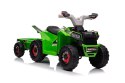 QUAD NA AKUMULATOR XMX630T ZIELONY Z PRZYCZEPĄ