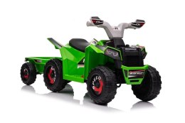 QUAD NA AKUMULATOR XMX630T ZIELONY Z PRZYCZEPĄ