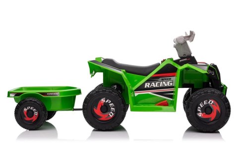 QUAD NA AKUMULATOR XMX630T ZIELONY Z PRZYCZEPĄ QUAD NA AKUMULATOR XMX630T ZIELONY Z PRZYCZEPĄ