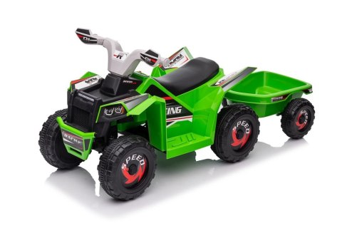 QUAD NA AKUMULATOR XMX630T ZIELONY Z PRZYCZEPĄ QUAD NA AKUMULATOR XMX630T ZIELONY Z PRZYCZEPĄ
