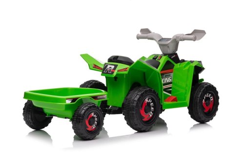 QUAD NA AKUMULATOR XMX630T ZIELONY Z PRZYCZEPĄ QUAD NA AKUMULATOR XMX630T ZIELONY Z PRZYCZEPĄ