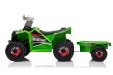 QUAD NA AKUMULATOR XMX630T ZIELONY Z PRZYCZEPĄ