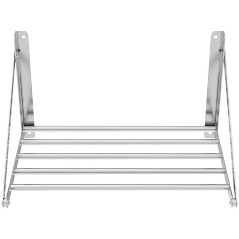 PÓŁKA ŚCIENNA SKŁADANA ZE STALI NIERDZEWNEJ DO 40 KG 60 X 45 CM PÓŁKA ŚCIENNA SKŁADANA ZE STALI NIERDZEWNEJ DO 40 KG 60 X 45 CM
