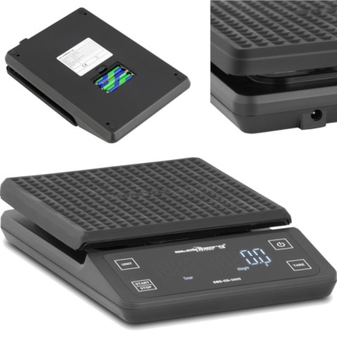 WAGA DO KAWY DLA BARISTÓW LCD 15 X 15 CM 3000G / 0,1G WAGA DO KAWY DLA BARISTÓW LCD 15 X 15 CM 3000G / 0,1G