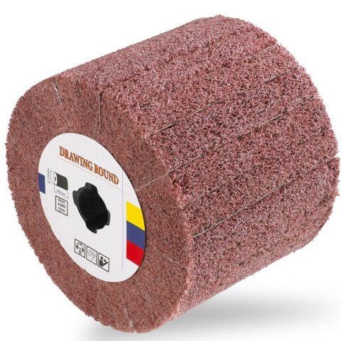 WAŁEK SZLIFIERSKI POLERSKI NYLONOWY 120 X 100 MM M19 ZIARNISTOŚĆ 80 MSW-WHEELS-80A WAŁEK SZLIFIERSKI POLERSKI NYLONOWY 120 X 100 MM M19 ZIARNISTOŚĆ 80 MSW-WHEELS-80A