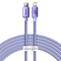 KABEL PRZEWÓD DO SZYBKIEGO ŁADOWANIA I TRANSFERU DANYCH USB-C IPHONE LIGHTNING 20W 2M FIOLETOWY