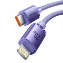 KABEL PRZEWÓD DO SZYBKIEGO ŁADOWANIA I TRANSFERU DANYCH USB-C IPHONE LIGHTNING 20W 2M FIOLETOWY
