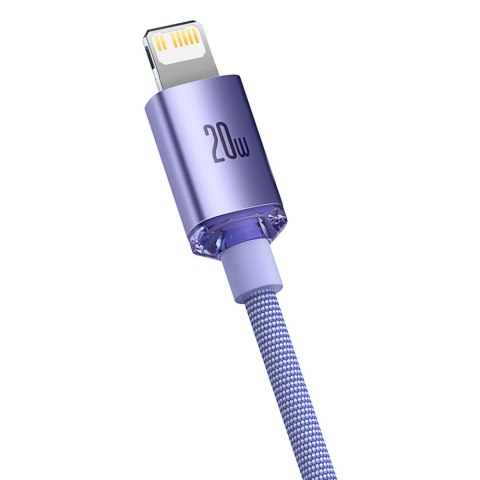 KABEL PRZEWÓD DO SZYBKIEGO ŁADOWANIA I TRANSFERU DANYCH USB-C IPHONE LIGHTNING 20W 2M FIOLETOWY KABEL PRZEWÓD DO SZYBKIEGO ŁADOWANIA I TRANSFERU DANYCH USB-C IPHONE LIGHTNING 20W 2M FIOLETOWY