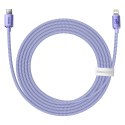 KABEL PRZEWÓD DO SZYBKIEGO ŁADOWANIA I TRANSFERU DANYCH USB-C IPHONE LIGHTNING 20W 2M FIOLETOWY