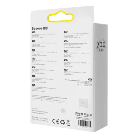 KABEL PRZEWÓD DO SZYBKIEGO ŁADOWANIA I TRANSFERU DANYCH USB-C IPHONE LIGHTNING 20W 2M FIOLETOWY KABEL PRZEWÓD DO SZYBKIEGO ŁADOWANIA I TRANSFERU DANYCH USB-C IPHONE LIGHTNING 20W 2M FIOLETOWY