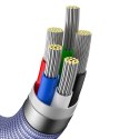 KABEL PRZEWÓD DO SZYBKIEGO ŁADOWANIA I TRANSFERU DANYCH USB-C IPHONE LIGHTNING 20W 2M FIOLETOWY