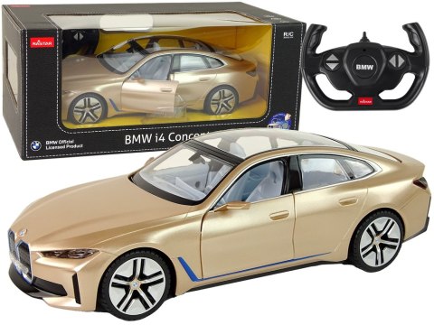 AUTO R/C BMW I4 1:14 RASTAR ZŁOTE AUTO R/C BMW I4 1:14 RASTAR ZŁOTE