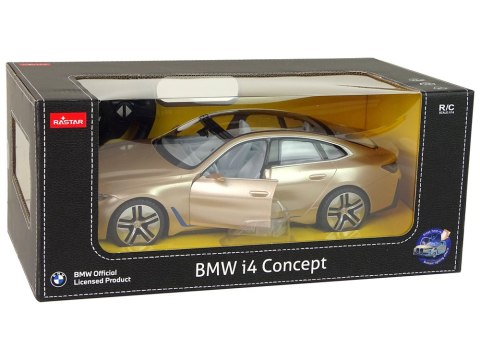 AUTO R/C BMW I4 1:14 RASTAR ZŁOTE AUTO R/C BMW I4 1:14 RASTAR ZŁOTE