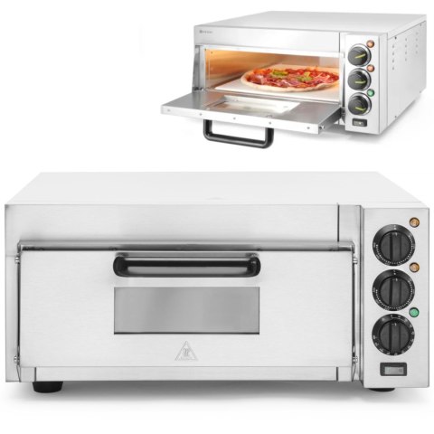 PIEC DO PIZZY JEDNOKOMOROWY NA 1 DUŻĄ PIZZĘ 2000 W 230 V - HENDI 220290 PIEC DO PIZZY JEDNOKOMOROWY NA 1 DUŻĄ PIZZĘ 2000 W 230 V - HENDI 220290