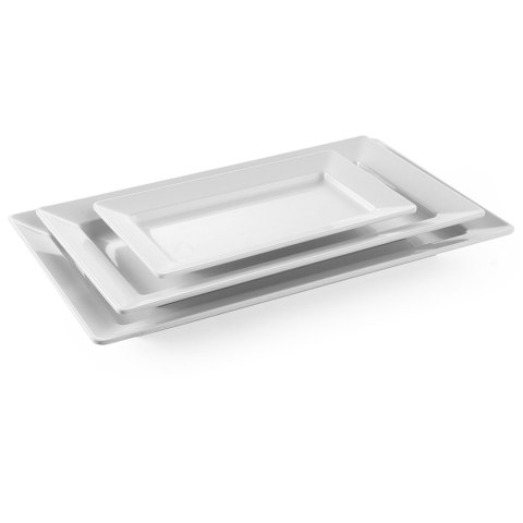 PÓŁMISEK Z MELAMINY PROSTOKĄTNY 36X20.5CM WYS. 3.8CM BIAŁY - HENDI 561508 PÓŁMISEK Z MELAMINY PROSTOKĄTNY 36X20.5CM WYS. 3.8CM BIAŁY - HENDI 561508
