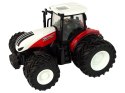 TRAKTOR ZDALNIE STEROWANY Z PRZYCZEPĄ 1:24 CZERWONY ZIELONY