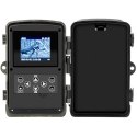 FOTOPUŁAPKA KAMERA LEŚNA Z CZUJNIKIEM RUCHU 8MP F-HD 20M IR LED USB