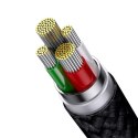 KABEL PRZEWÓD DO TELEFONU STARSPEED 3W1 USB - MICRO USB / IPHONE LIGHTNING / USB-C 1.2M - CZARNY