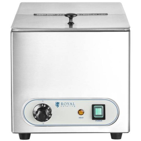PODGRZEWACZ WODNY DO PARÓWEK KIEŁBASEK HOTDOG 10L 230V RCHW-1000 ROYAL CATERING PODGRZEWACZ WODNY DO PARÓWEK KIEŁBASEK HOTDOG 10L 230V RCHW-1000 ROYAL CATERING