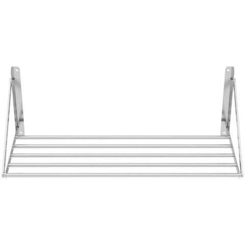 PÓŁKA ŚCIENNA SKŁADANA ZE STALI NIERDZEWNEJ DO 40 KG 100 X 45 CM PÓŁKA ŚCIENNA SKŁADANA ZE STALI NIERDZEWNEJ DO 40 KG 100 X 45 CM