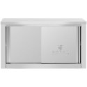 SZAFA ŚCIENNA GASTRONOMICZNA Z DRZWIAMI PRZESUWANYMI STAL 120 KG 90 X 40 X 50 CM