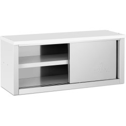 SZAFA ŚCIENNA GASTRONOMICZNA Z DRZWIAMI PRZESUWANYMI STAL 130 KG 120 X 40 X 50 CM