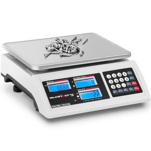 WAGA SKLEPOWA HANDLOWA LICZĄCA LCD RS232 6000 G / 0.1 G WAGA SKLEPOWA HANDLOWA LICZĄCA LCD RS232 6000 G / 0.1 G