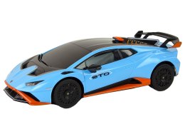 AUTO R/C LAMBORGHINI HURACAN 1:24 RASTAR NIEBIESKIE