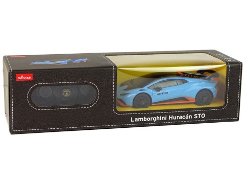 AUTO R/C LAMBORGHINI HURACAN 1:24 RASTAR NIEBIESKIE AUTO R/C LAMBORGHINI HURACAN 1:24 RASTAR NIEBIESKIE