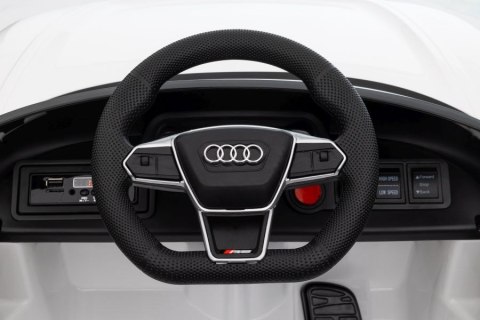 AUTO NA AKUMULATOR AUDI E- TRON GT QLS-6888 BIAŁE AUTO NA AKUMULATOR AUDI E- TRON GT QLS-6888 BIAŁE