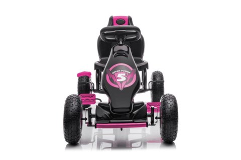 GOKART NA PEDAŁY G18 RÓŻOWY GOKART NA PEDAŁY G18 RÓŻOWY