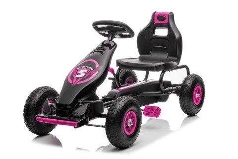 GOKART NA PEDAŁY G18 RÓŻOWY GOKART NA PEDAŁY G18 RÓŻOWY
