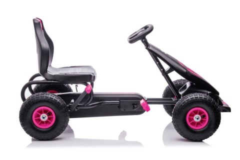 GOKART NA PEDAŁY G18 RÓŻOWY GOKART NA PEDAŁY G18 RÓŻOWY