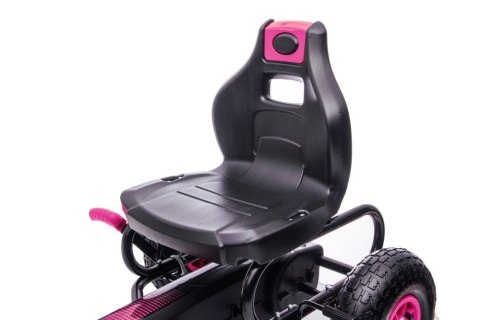 GOKART NA PEDAŁY G18 RÓŻOWY GOKART NA PEDAŁY G18 RÓŻOWY