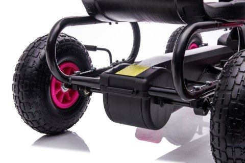 GOKART NA PEDAŁY G18 RÓŻOWY GOKART NA PEDAŁY G18 RÓŻOWY