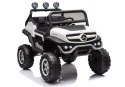 POJAZD NA AKUMULATOR MERCEDES UNIMOG S BIAŁY
